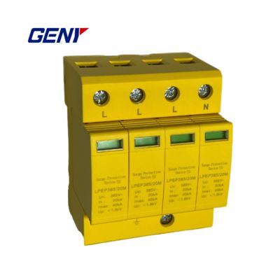 Harga yang bagus LPEP 385/20M Series Surge Protective Device with 385V Max Continuous Voltage 35mm Rail Mounting and Up≤1.8kV Protection Level on line